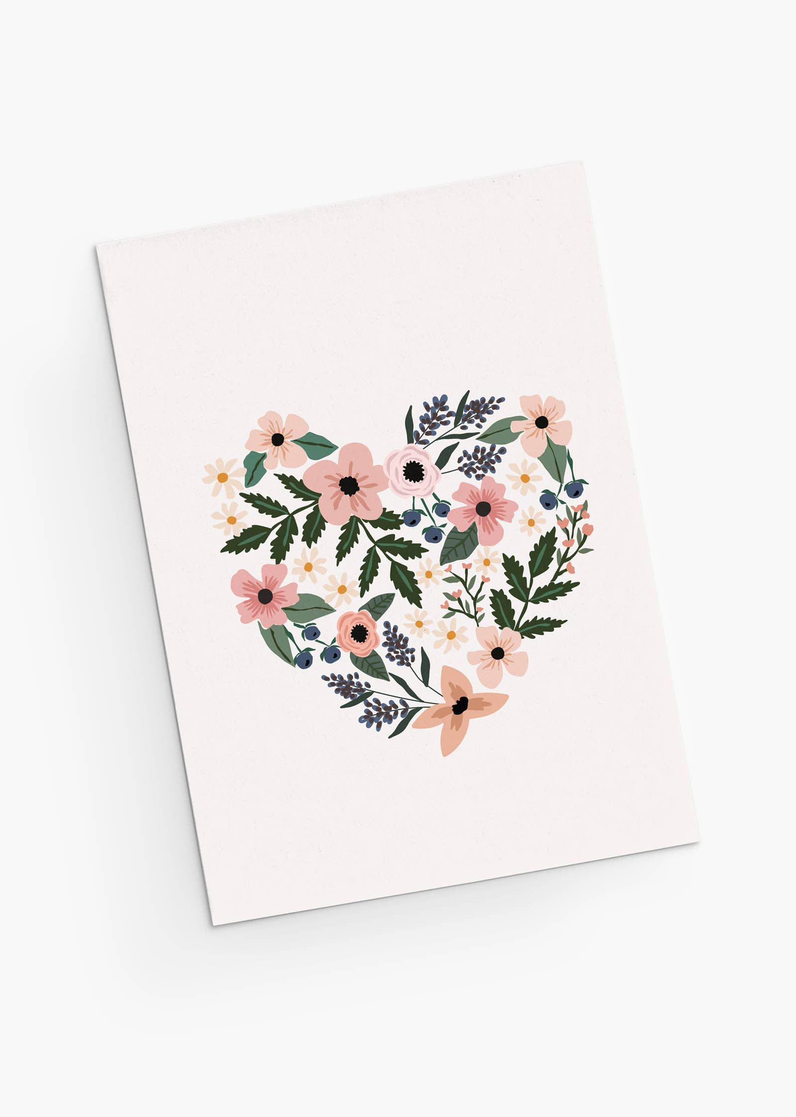 Mimi & August: Greeting Card - Heart Full of Flowers