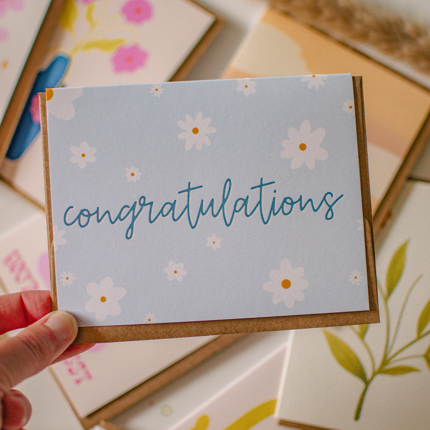 Congratulations Daisy Card
