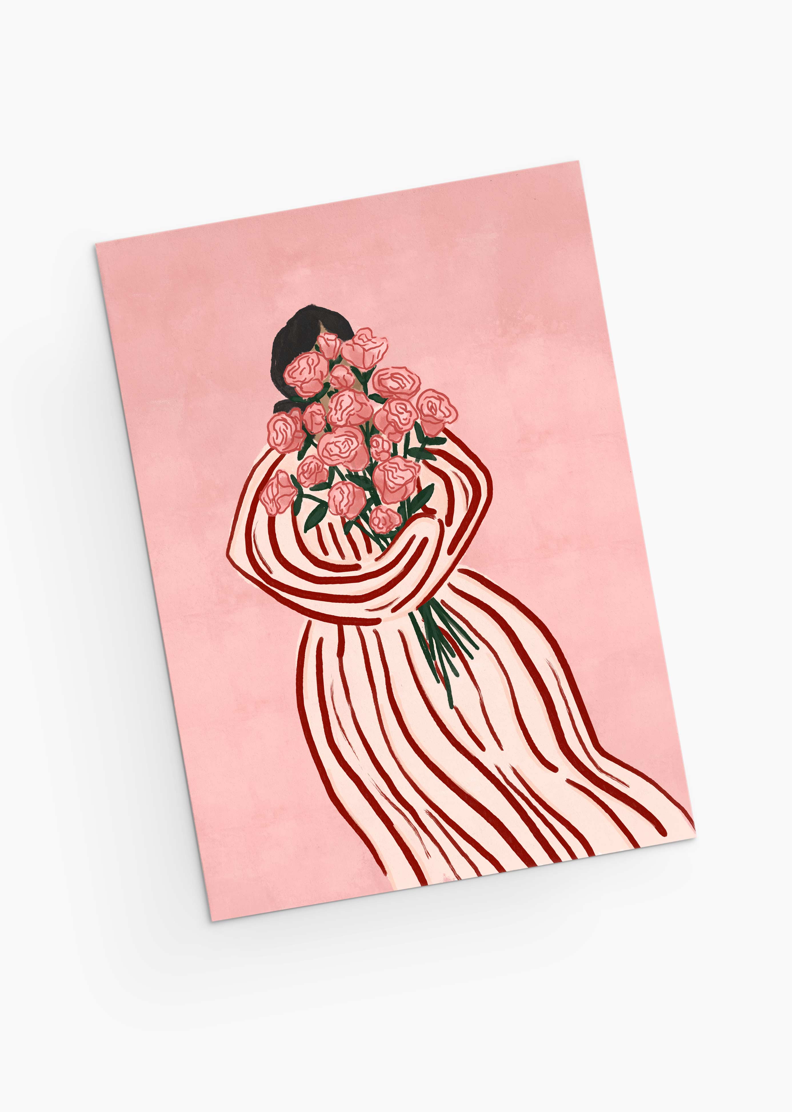 Bouquet of Roses - Greeting Card