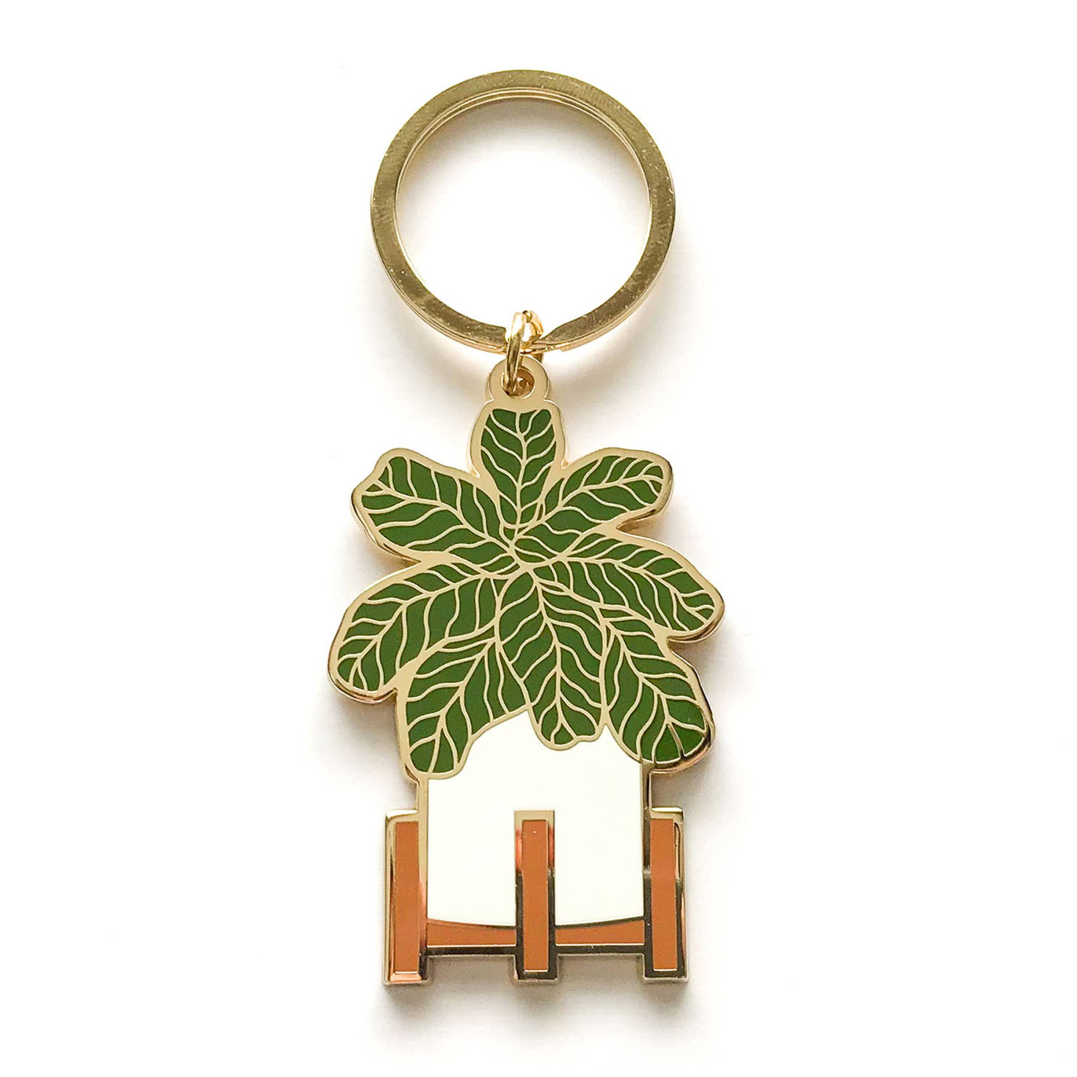 Paper Anchor Co.: Fiddle Leaf Fig Plant Keychain