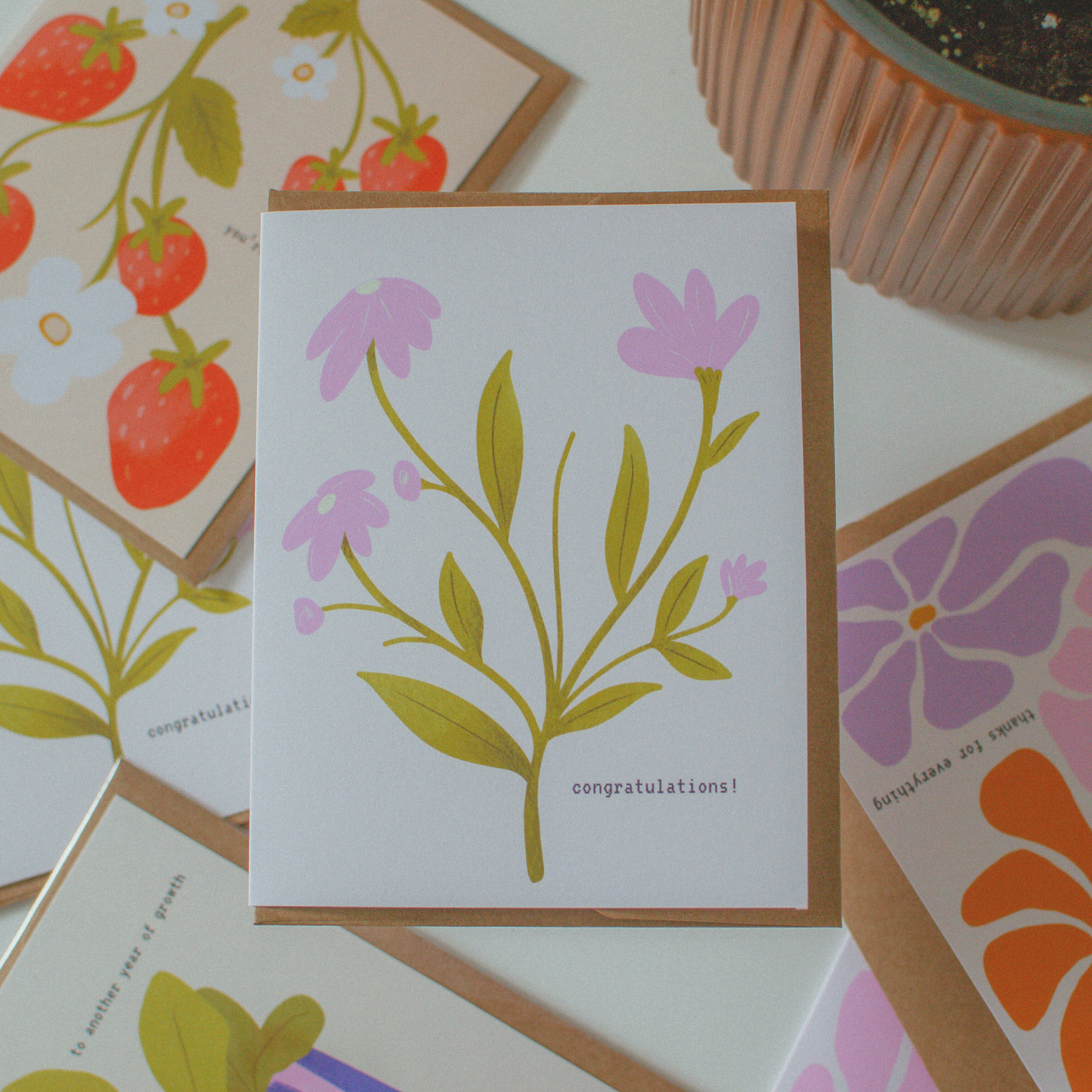 Floral Greeting Card
