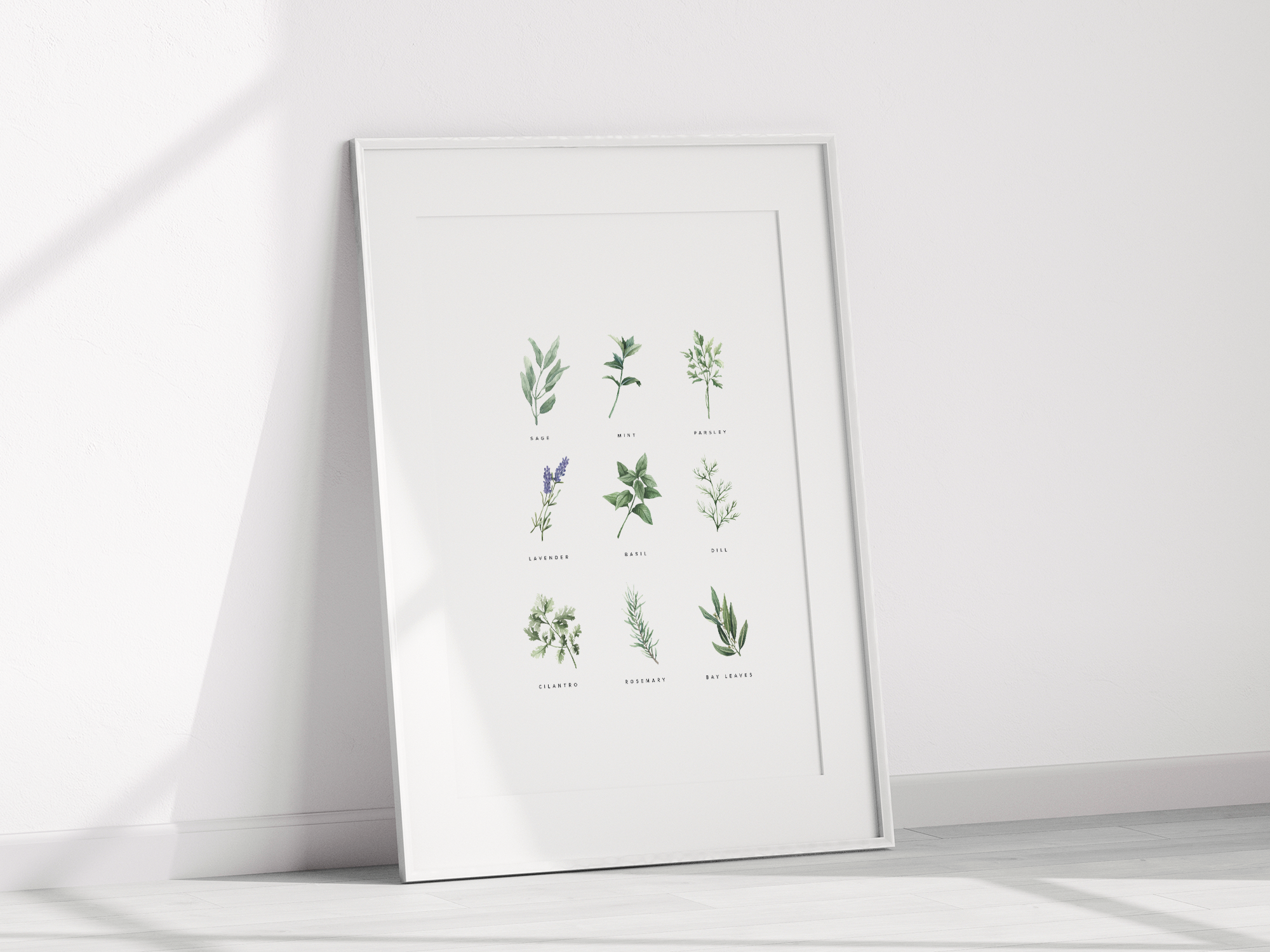 Backyard Herb Garden Art Print