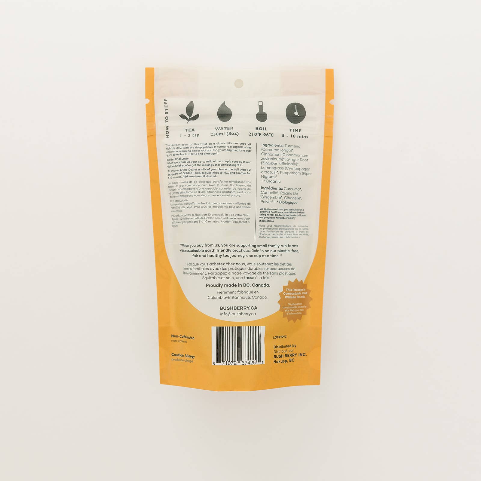 Organic Golden Tonic Loose Leaf Tea