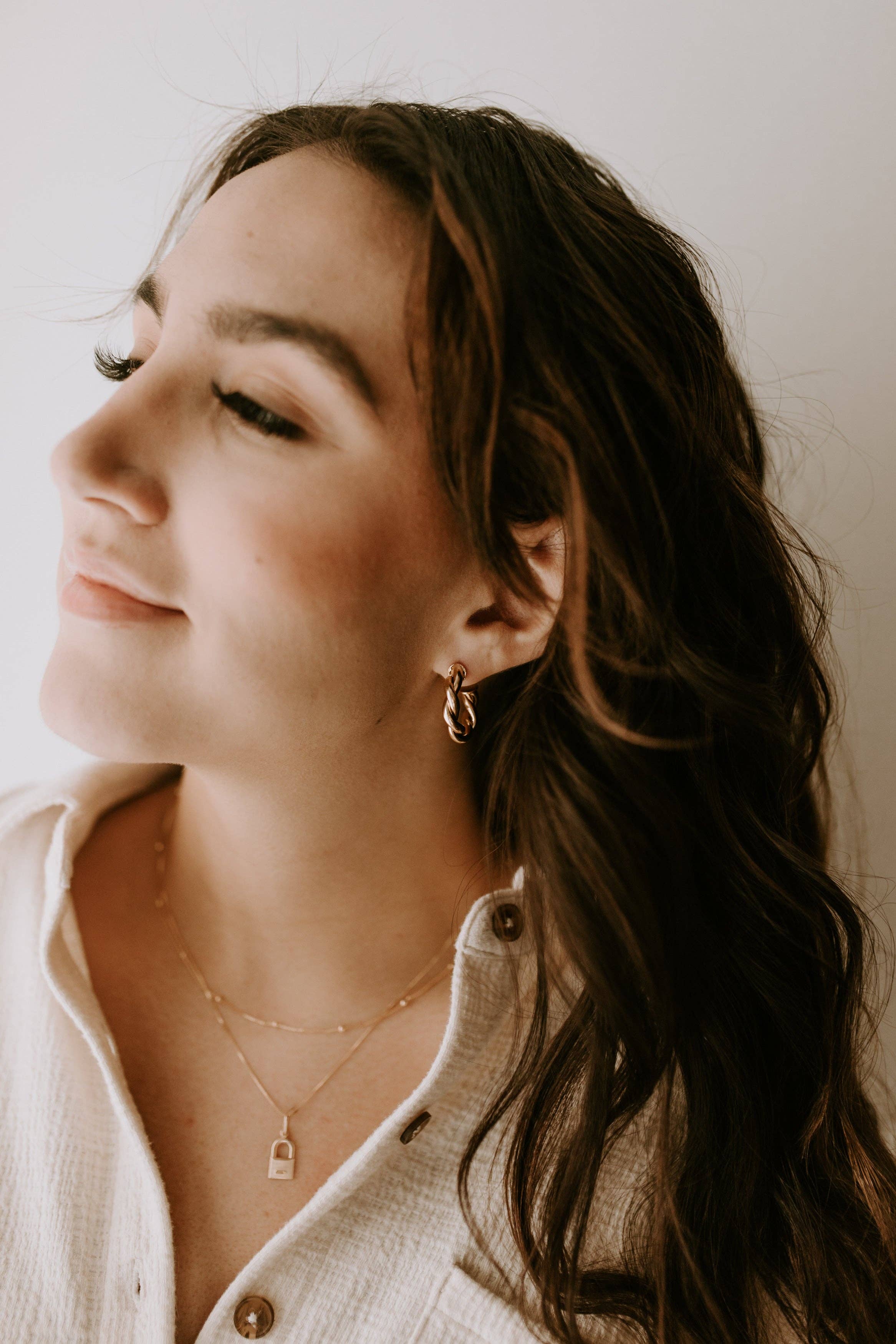Lil' Lock Necklace: 18 inches
