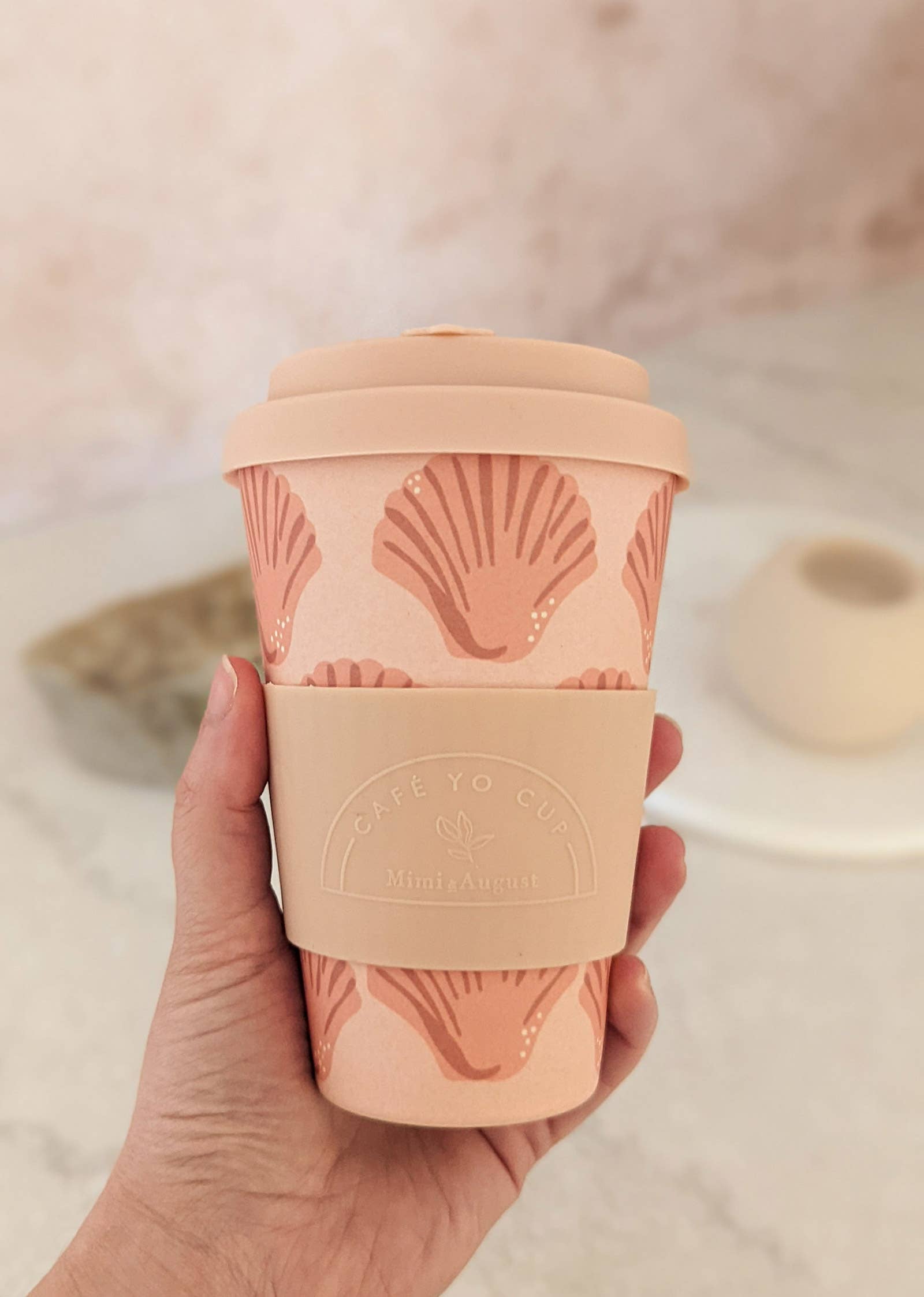 Mimi & August: Bamboo Coffee Mug - Seashells Cafe Yo