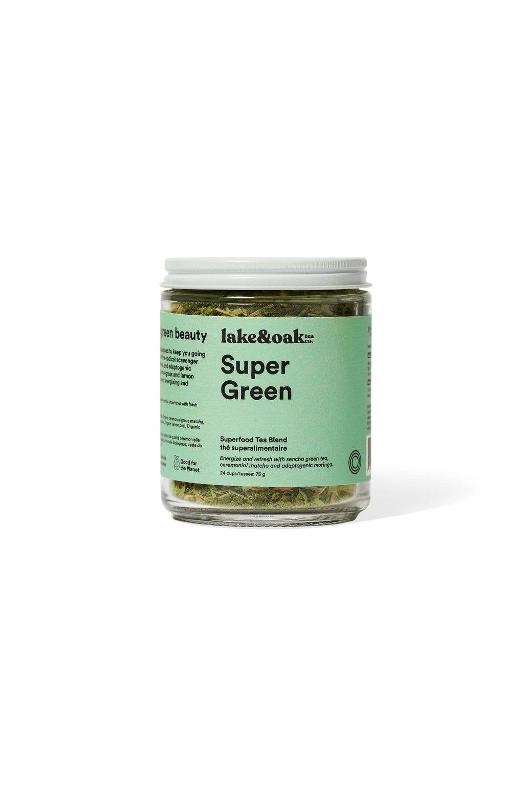 Lake & Oak Tea Co: Super Green - Superfood Tea Blend